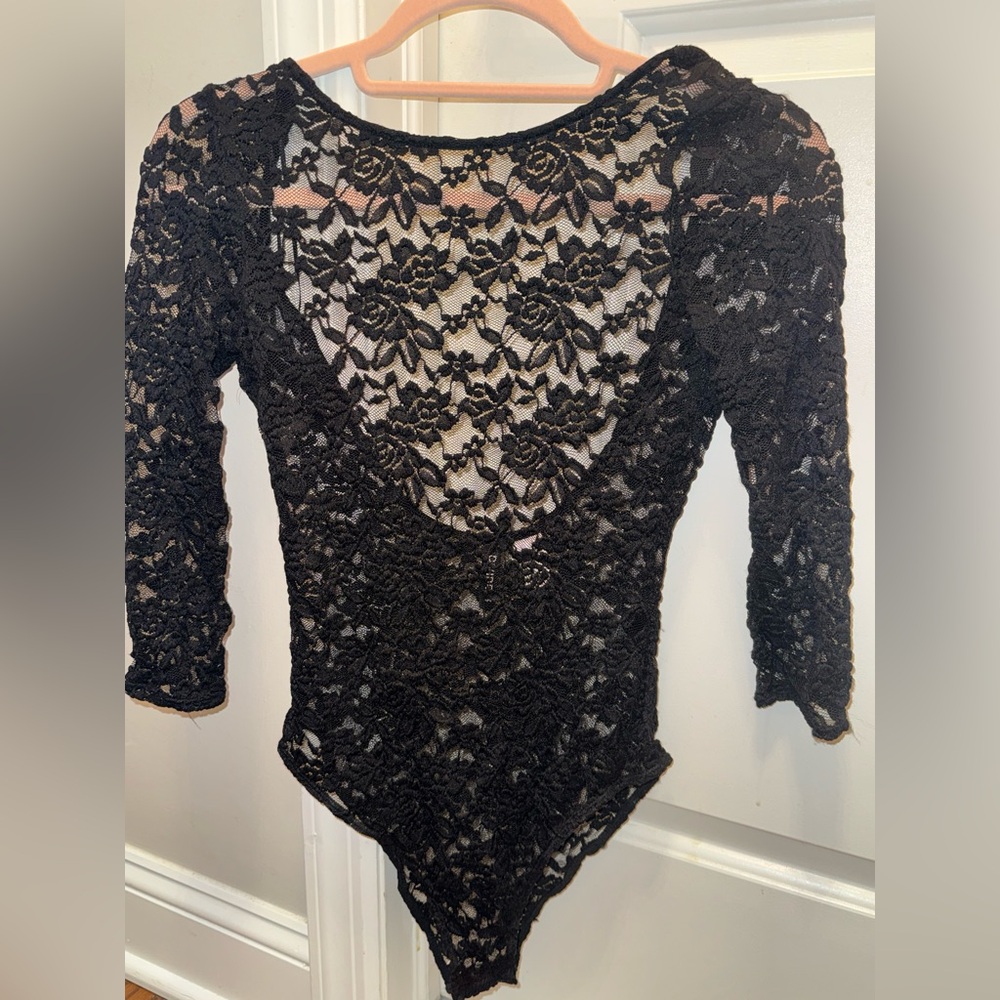 Small see through body suit